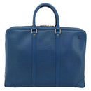LOUIS VUITTON Epi Porte Documents Voyage Bag Blue M54475 LV Auth 184139-13