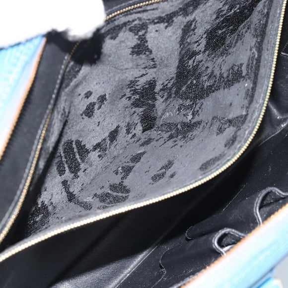 LOUIS VUITTON Epi Porte Documents Voyage Bag Blue M54475 LV Auth 184139