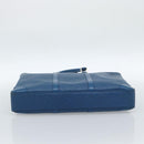 LOUIS VUITTON Epi Porte Documents Voyage Bag Blue M54475 LV Auth 184139-5