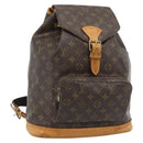 LOUIS VUITTON Monogram Montsouris GM Backpack M51135 LV Auth 184140-1