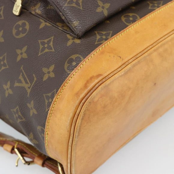 LOUIS VUITTON Monogram Montsouris GM Backpack M51135 LV Auth 184140