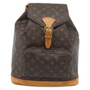 LOUIS VUITTON Monogram Montsouris GM Backpack M51135 LV Auth 184140-13