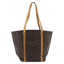 LOUIS VUITTON Monogram Sac Shopping Tote Bag M51108 LV Auth 184143-2