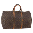 LOUIS VUITTON Monogram Keepall 50 Boston Bag M41426 LV Auth 184147-1