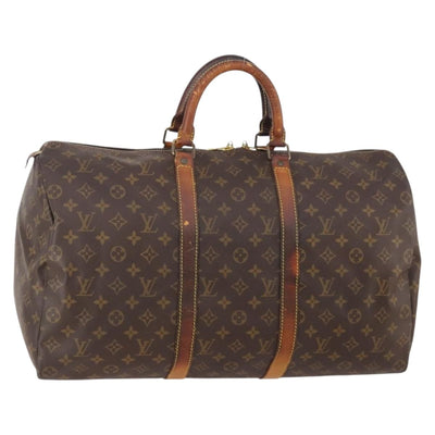 LOUIS VUITTON Monogram Keepall 50 Boston Bag M41426 LV Auth 184147