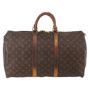 LOUIS VUITTON Monogram Keepall 50 Boston Bag M41426 LV Auth 184147-2