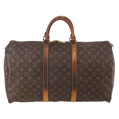 LOUIS VUITTON Monogram Keepall 50 Boston Bag M41426 LV Auth 184147 - 0