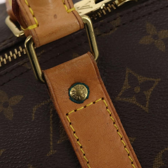 LOUIS VUITTON Monogram Keepall 55 Boston Bag M41424 LV Auth 184149A