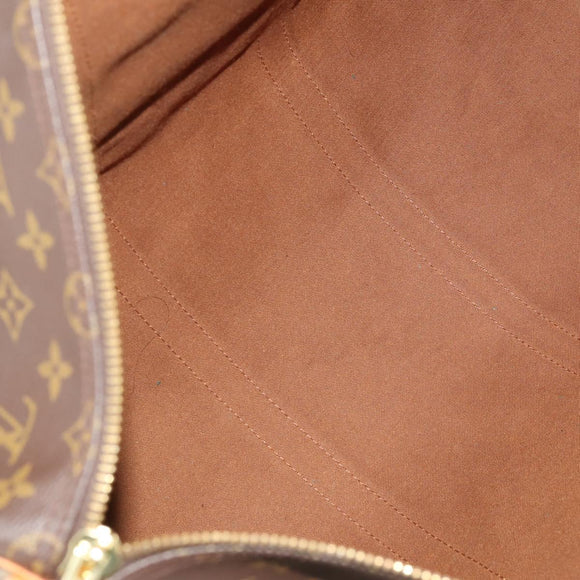 LOUIS VUITTON Monogram Keepall 55 Boston Bag M41424 LV Auth 184149A