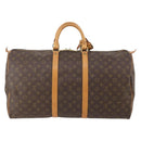 LOUIS VUITTON Monogram Keepall 55 Boston Bag M41424 LV Auth 184149A-2