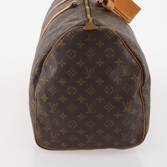 LOUIS VUITTON Monogram Keepall 55 Boston Bag M41424 LV Auth 184149A