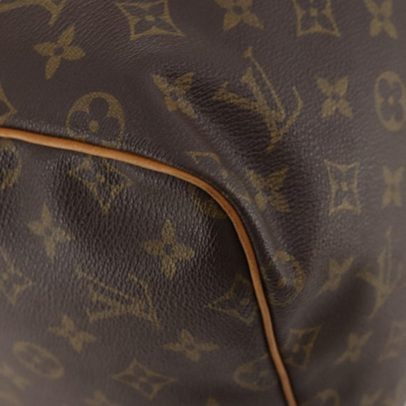 LOUIS VUITTON Monogram Keepall 55 Boston Bag M41424 LV Auth 184149A