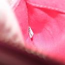 Miu Miu Pouch Leather Pink Gold Auth 184151-12