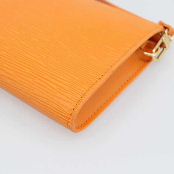 LOUIS VUITTON Epi Pochette Accessoires Orange Mandarin M5294H LV Auth 184158SAV