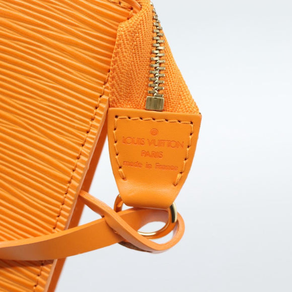 LOUIS VUITTON Epi Pochette Accessoires Orange Mandarin M5294H LV Auth 184158SAV