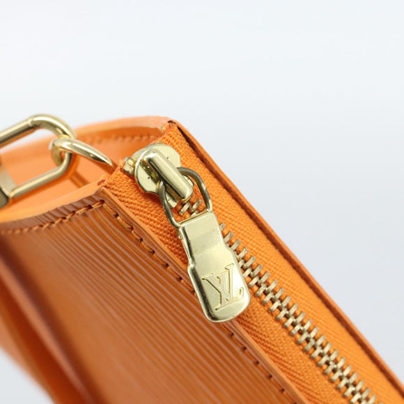 LOUIS VUITTON Epi Pochette Accessoires Orange Mandarin M5294H LV Auth 184158SAV