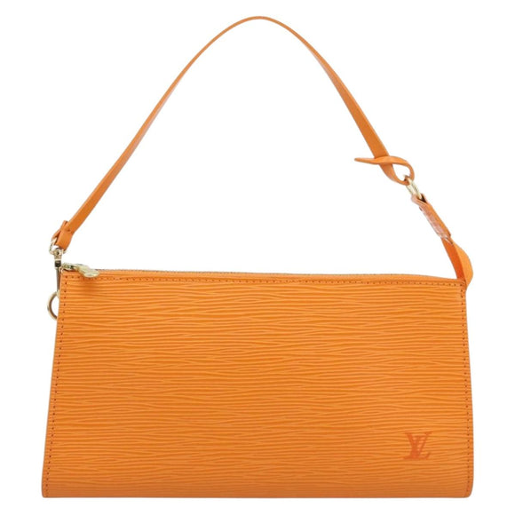 LOUIS VUITTON Epi Pochette Accessoires Orange Mandarin M5294H LV Auth 184158SAV