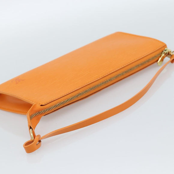 LOUIS VUITTON Epi Pochette Accessoires Orange Mandarin M5294H LV Auth 184158SAV