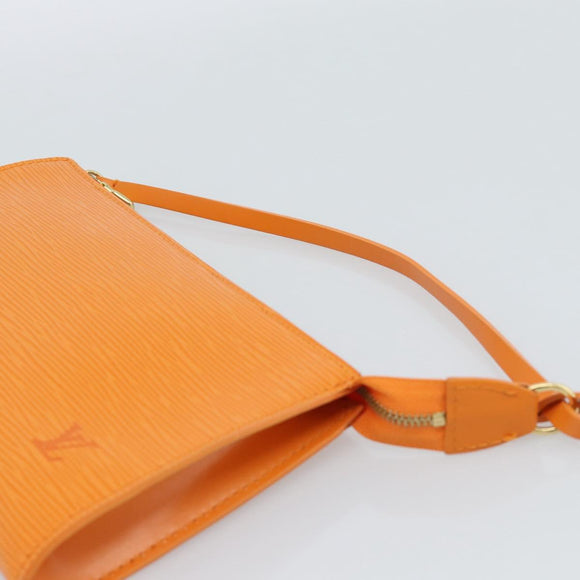 LOUIS VUITTON Epi Pochette Accessoires Orange Mandarin M5294H LV Auth 184158SAV