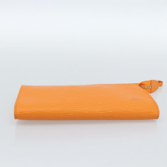 LOUIS VUITTON Epi Pochette Accessoires Orange Mandarin M5294H LV Auth 184158SAV