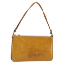 LOUIS VUITTON Monogram Vernis Lexington Pouch Beige M91010 LV Auth 184160-1