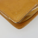 LOUIS VUITTON Monogram Vernis Lexington Pouch Beige M91010 LV Auth 184160-11