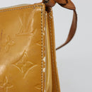 LOUIS VUITTON Monogram Vernis Lexington Pouch Beige M91010 LV Auth 184160-14