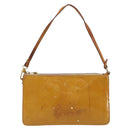 LOUIS VUITTON Monogram Vernis Lexington Pouch Beige M91010 LV Auth 184160-2