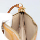 LOUIS VUITTON Monogram Vernis Lexington Pouch Beige M91010 LV Auth 184160-20