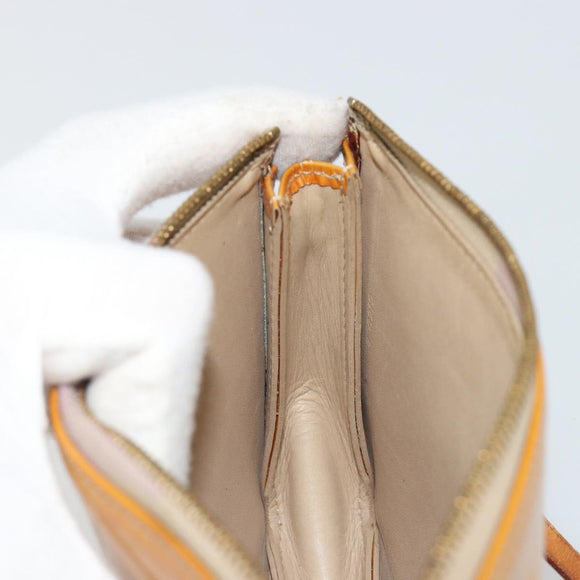 LOUIS VUITTON Monogram Vernis Lexington Pouch Beige M91010 LV Auth 184160