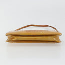 LOUIS VUITTON Monogram Vernis Lexington Pouch Beige M91010 LV Auth 184160-9