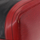 LOUIS VUITTON Epi Noe Shoulder Bag Bicolor Black Red M44017 LV Auth 184162-8