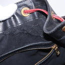 LOUIS VUITTON Epi Noe Shoulder Bag Bicolor Black Red M44017 LV Auth 184162-11