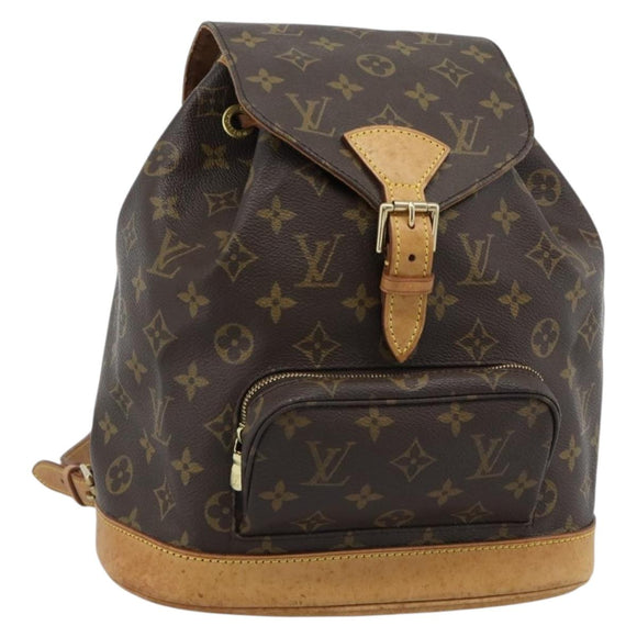 LOUIS VUITTON Monogram Montsouris MM Rucksack M51136 LV Auth 184165
