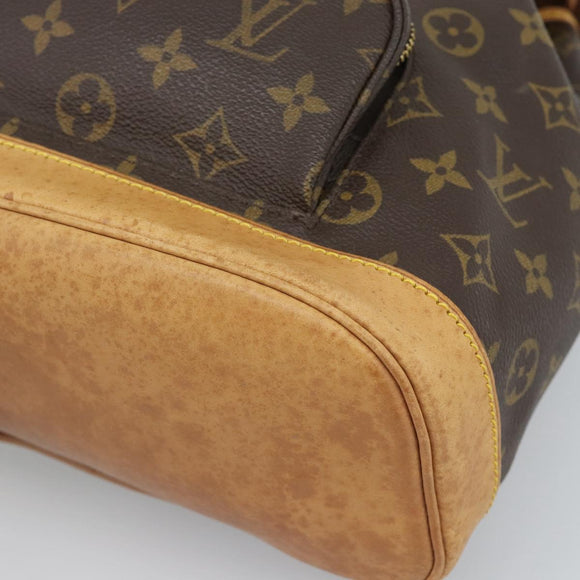 LOUIS VUITTON Monogram Montsouris MM Rucksack M51136 LV Auth 184165