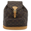 LOUIS VUITTON Monogram Montsouris MM Rucksack M51136 LV Auth 184165-2