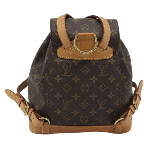 LOUIS VUITTON Monogram Montsouris MM Rucksack M51136 LV Auth 184165