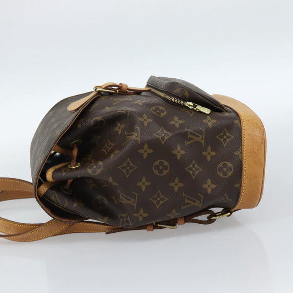 LOUIS VUITTON Monogram Montsouris MM Rucksack M51136 LV Auth 184165