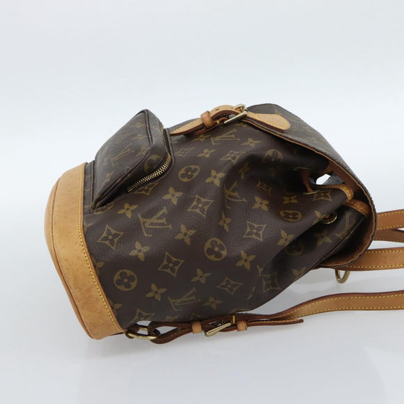 LOUIS VUITTON Monogram Montsouris MM Rucksack M51136 LV Auth 184165