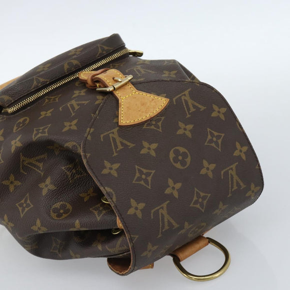 LOUIS VUITTON Monogram Montsouris MM Rucksack M51136 LV Auth 184165