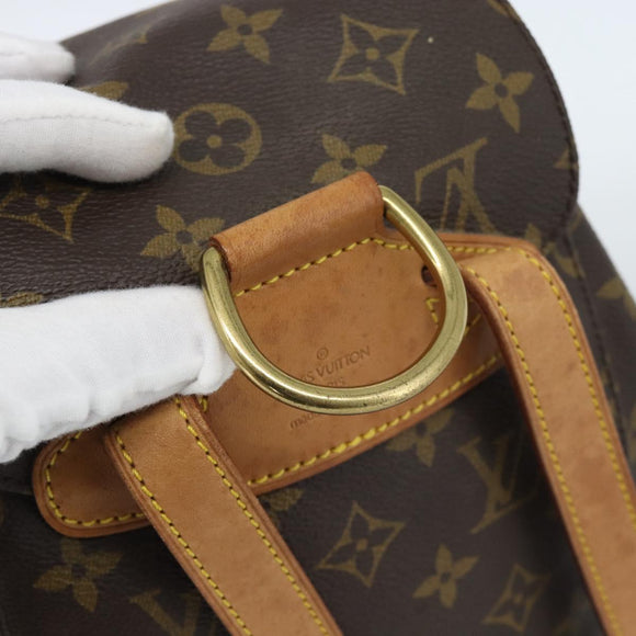 LOUIS VUITTON Monogram Montsouris MM Rucksack M51136 LV Auth 184165