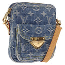 LOUIS VUITTON Monogram Denim Pochette Fairfax Bag Blue M82948 LV Auth 184169SAV-1