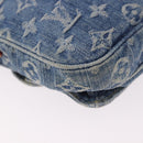 LOUIS VUITTON Monogram Denim Pochette Fairfax Bag Blue M82948 LV Auth 184169SAV-15