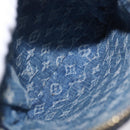 LOUIS VUITTON Monogram Denim Pochette Fairfax Bag Blue M82948 LV Auth 184169SAV-12