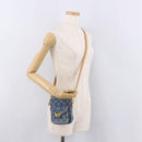 LOUIS VUITTON Monogram Denim Pochette Fairfax Bag Blue M82948 LV Auth 184169SAV-22