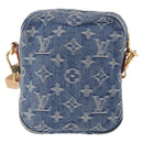 LOUIS VUITTON Monogram Denim Pochette Fairfax Bag Blue M82948 LV Auth 184169SAV-2