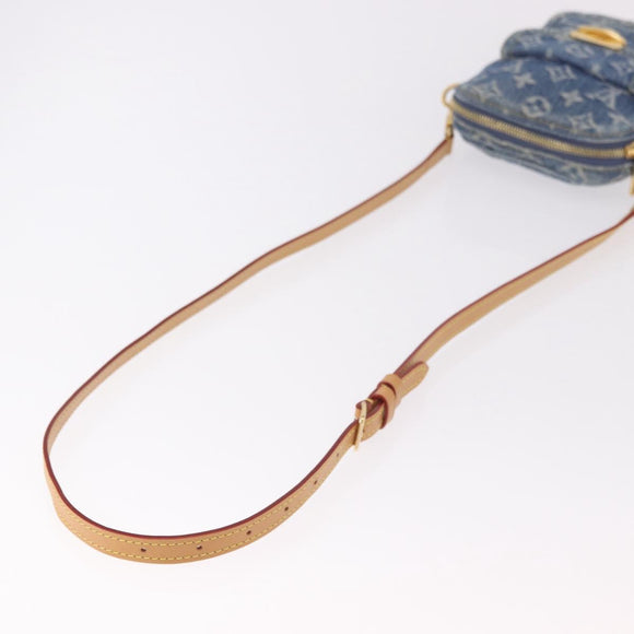 LOUIS VUITTON Monogram Denim Pochette Fairfax Bag Blue M82948 LV Auth 184169SAV
