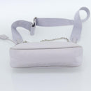 PRADA Shoulder Bag Nylon Purple Silver Auth 184170V-5