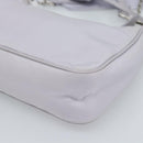 PRADA Shoulder Bag Nylon Purple Silver Auth 184170V-18