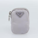 PRADA Shoulder Bag Nylon Purple Silver Auth 184170V-26